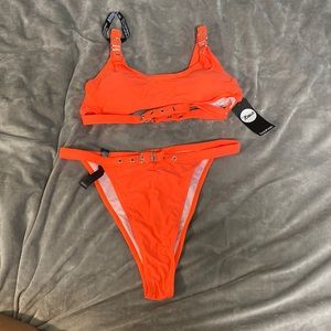 Sexy and fun all adjustable bikini NEON orange